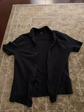 Steel & Jelly Black Short Sleeve Polo Shirt